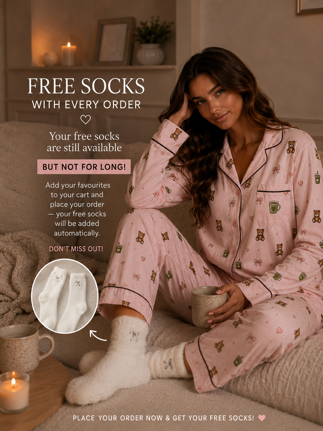 Autumn Nights Pyjama & cozy socks