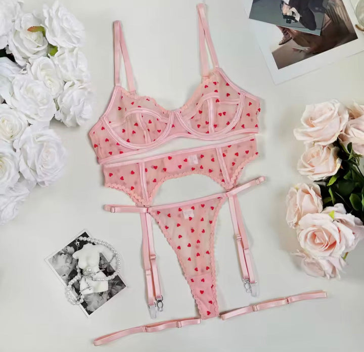 Roze Cupido Lingerie Set