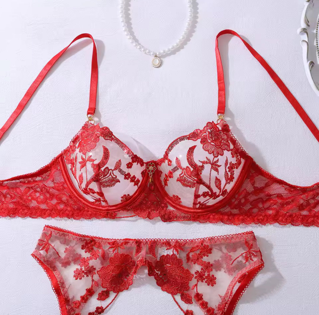 Lingerieset Passion Rouge