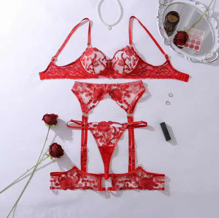 Lingerieset Passion Rouge