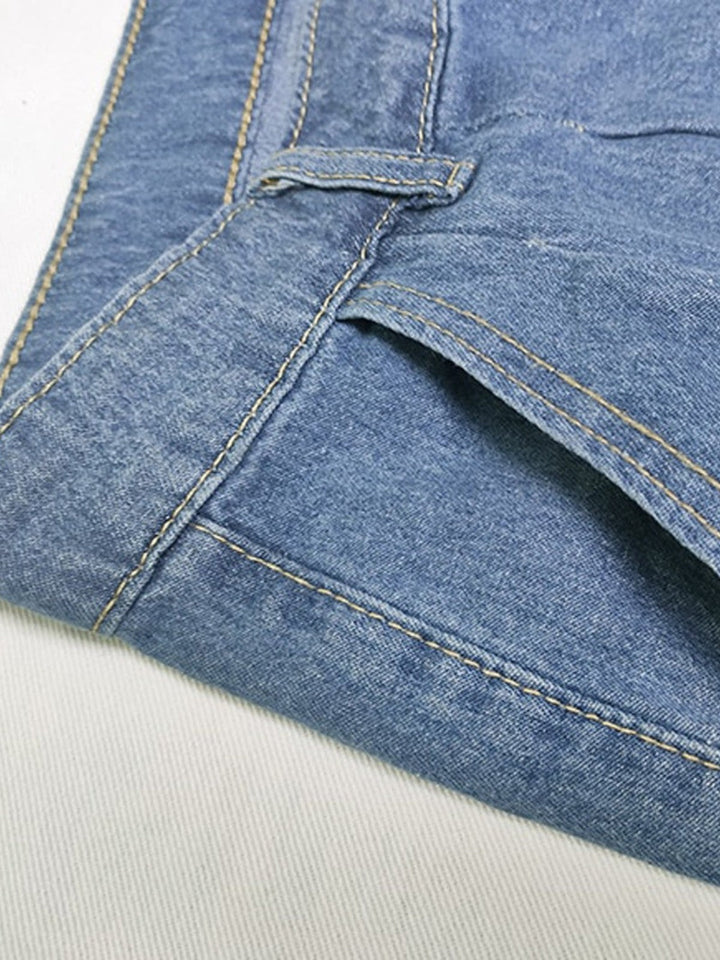 Ola High-Waist Wide-Leg Denim Jeans