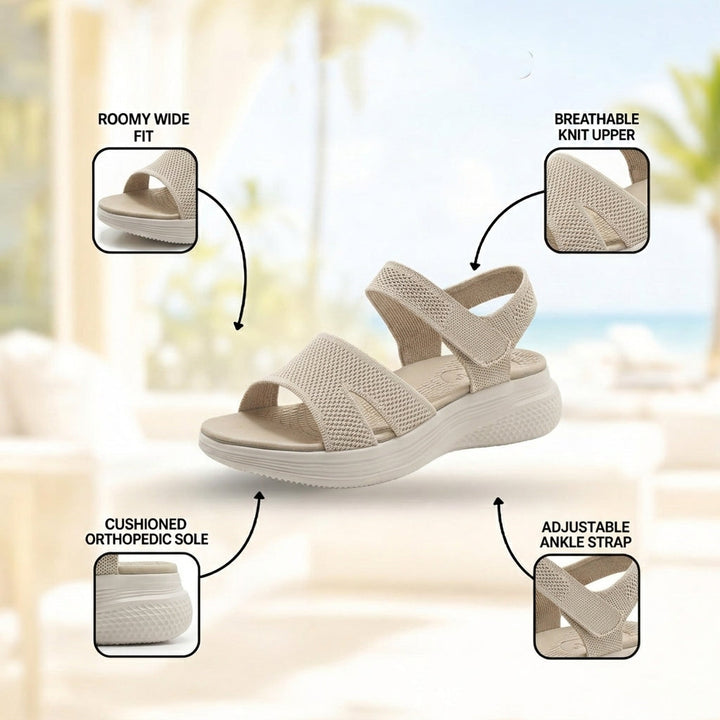 Noomsy Wide & Stretch Walking Sandals