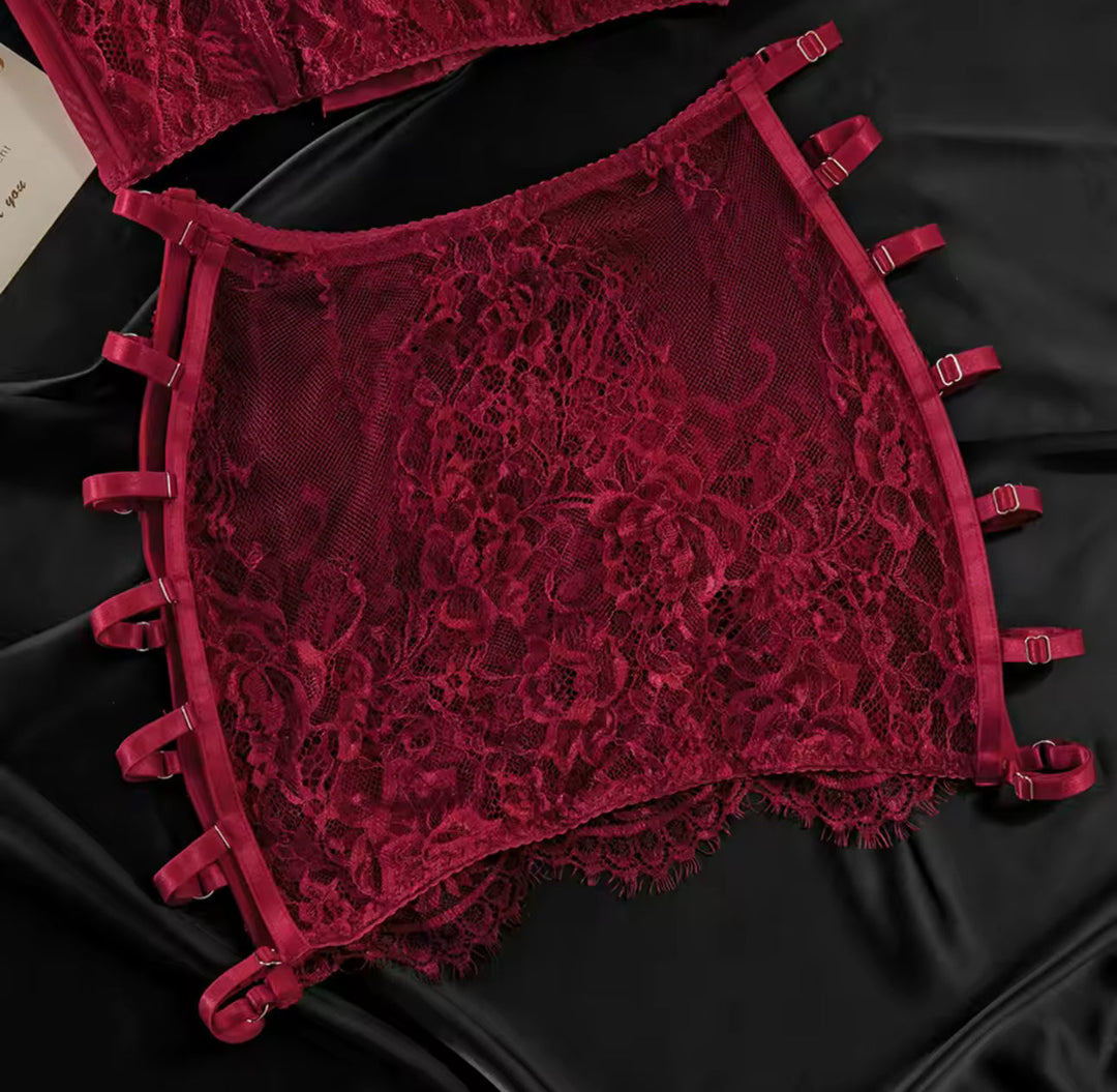 Lingerieset met brandende passie