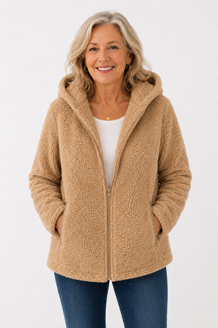 Harper Hooded Sherpa Jacket