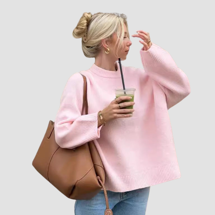 Oversized Trui met Verlaagde Schoudernaden