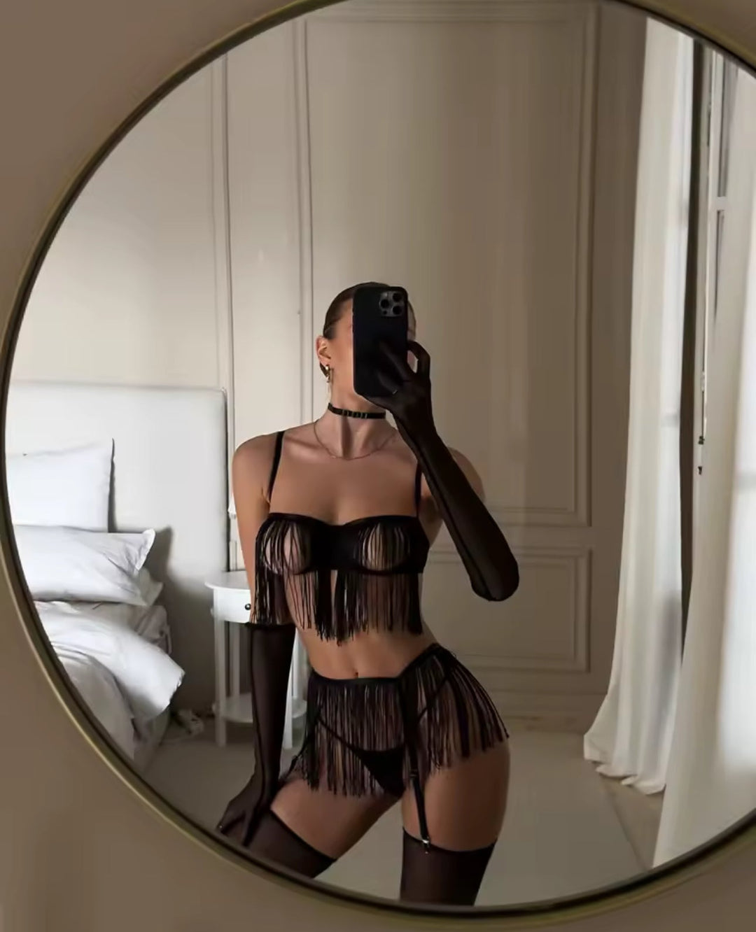 Zwarte Sway lingerieset