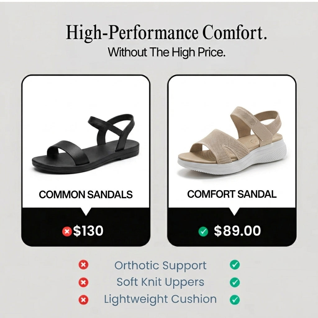 Noomsy Wide & Stretch Walking Sandals