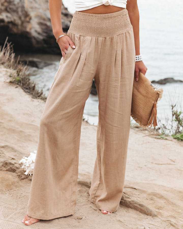 Aileen | Wide Beach Pants